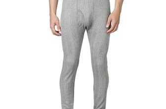 Dixcy Scott Originals Men’s Slim Fit Mid Rise Solid Ankle Length Cotton Thermal Trousers