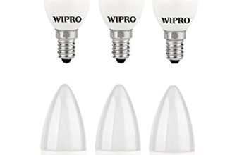 wipro Garnet Base E14 3-Watt LED Bulb (Yellow) – Pack of 6