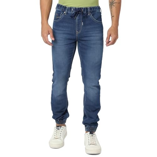 Peter England Men’s Slim Fit Shirt (PXSFPSSHZ97192_Navy