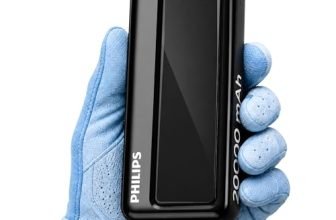 Philips 20000mAh 22.5W Fast Charging Power Bank (Slate Black) with Digital LED Display | Type-C & USB-A Input/Output | 3 Output Ports | Lithium Polymer | Portable for Mobile, Tablet & Earbuds