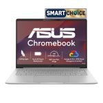 ASUS Chromebook CM1405 (2026), Smartchoice, MediaTek Kompanio 540 Processor, 4GB RAM, 64GB SSD, FHD, 14″(35.5 cm), 60Hz, Chrome OS, Pure Grey, 1.37 Kg, CM1405CM4A-S60034, Thin & Light Laptop
