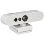 Lenovo 510 FHD Webcam with Full Stereo Dual Built-in mics | Facial Recognition Technology | Built-in Windows Hello | RGB Clarity |Ultra-Wide 95° Lens, 4X Digital Zoom | 360° Rotation | Flexible Mount