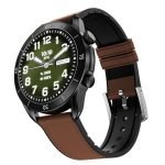 Fire-Boltt Legacy Luxury Round Smart Watch 1.43″ Super AMOLED, Bluetooth Calling, Wireless Charging, Voice Assistant, SPO₂ & Heart Rate Monitor, 110+ Sports Modes, Smart Watch for Men & Women – Brown