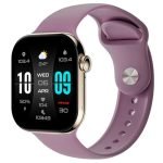 Fire-Boltt Ring X Smart Watch with 2.01” Always-On Display, Bluetooth Calling, Wireless Charging, AI Voice Assistant, 500+ Watch Faces, Health Suite, Smart Watch for Man & Woman – Pink S