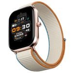 Fire-Boltt Ninja Call Pro Max Nyluxe Smart Watch 2.01″ with Bluetooth Calling, Voice Assistance, SpO2 & Heart Rate Monitor, 120+ Sports Modes, IP67 Waterproof, Smart Watch for Men & Women – Beige
