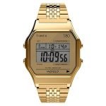 Timex Unisex’s Digital Quartz Watch with Stainless Steel Strap TW2R79200, Gold, TU EU, TW2R79200-AMZUK