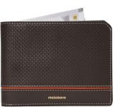Mokobara Men Casual Brown Genuine Leather Wallet(6 Card Slots)