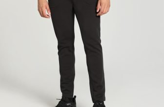 PUMA Solid Men Black Track Pants