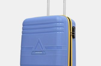 ARISTOCRAT Airstop Pro Polypropylene | Trolley Bag With Combination Lock Cabin Suitcase 4 Wheels – 21 Inch