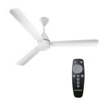 Crompton Energion Hyperjet 1200mm BLDC Ceiling Fan | Point Anywhere Remote Control | BEE 5 Star Rated Energy Efficient | Superior Air Delivery | Anti-Rust | 2 Year Manufacturer Warranty | Opal White