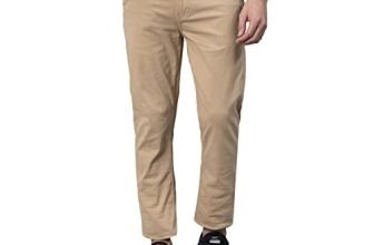 Red Tape Men Beige Solid Washed Cotton Spandex Skinny Jeans_RDM0087-32
