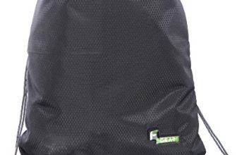 F Gear String V2 Black 11L Small Drawstring Bag for Unisex, Multi-Utility Bag for Sports/Gym/Yoga/College/Casual Backpack, Lightweight Water-Resistant, Gifts for Men, Women, Boys, Girls,Travel Bag.