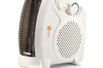 Orient Electric Areva Portable Room Heater | 2000W | Two Heating Modes | Advanced Overheat Protection | Horizontal & Vertical Mount | 1-year replacement warranty by Orient | White