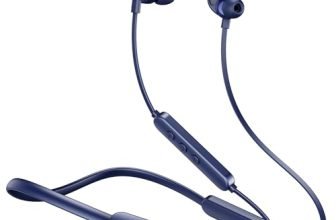 boAt Rockerz 255 Pro+, 60H Battery, Fast Charge, IPX7, Dual Pair,Low Latency,Magnetic Buds, App Support, in Ear Bluetooth Neckband, Wireless with Mic Earphones (Navy Blue)
