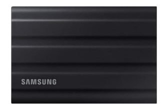 Samsung T7 Shield Portable SSD 2TB, USB 3.2 Gen2 External SSD, Up to 1,050MB/s, Rugged, IP65 Water & Dust Resistant, for Photographers, Content Creators and Gaming, Mac Compatible, MU-PE2T0S, Black
