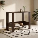 Green Soul Indus Study Table| 𝖨𝖲-𝟥𝟢𝟪𝟩 Complaint Engineered Wood| Compact Design|Hidden Book Shelf|Computer Table for Home PC|Writing Desk for Adults & Students | 90cm Wide|1 Yr Warranty – Wenge