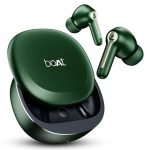 boAt Airdopes Prime 511, Volume Swipe Control, 50hrs Battery, 4Mics ENx, Multipoint Connection, App Support, Bluetooth Earbuds, TWS Ear Buds Wireless Earphones with mic (Gunmetal Green)