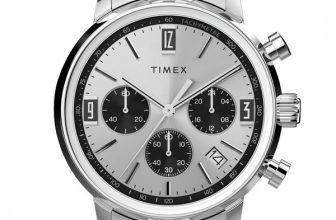 TIMEX Marlin Round 40mm Silver Dial Analog Watch  – For Men