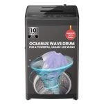 Haier 8 Kg, 5star, Oceanus Wave Drum, 15 Min Quick Wash, Magic Filter, 8 Wash Programs, Fully Automatic Top Load Washing Machine (ETL80-AES5)