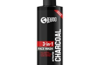 Beardo 3-in-1 Activated Charcoal Face Wash| Deep Cleanse, Exfoliate & Detoxify | All-in-One Face Wash for Oily Skin, Dirt & Pollution Removal | Oil Control Face wash for men 200ml