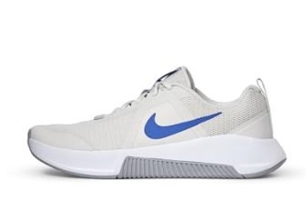 Nike Mens Mc Trainer Platinum Tint/Comet Blue Wolf Grey White Cross Training Shoes UK 9