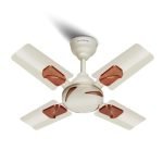 LONGWAY Creta P1 600 mm/24 inch Ultra High Speed 4 Blade Anti-Dust Decorative Star Rated Ceiling Fan (Ivory, Pack of 1).