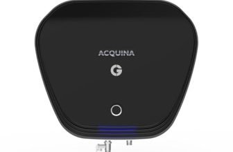 CG-Acquina 25Ltr Storage Water Heater (Geyser) 5-star | Nickel Plated Copper Element | Hirise Suitable | Glasslined Tank | Color Changing LED | Free Installation | 2Yr Product 7Yr Tank Warranty Black