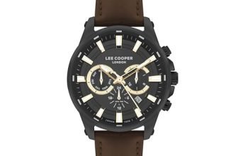 Lee Cooper Multifunction Black Round Dial Men’s Watch – LC07525.154
