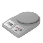 Lifelong Digital Kitchen Weighing Scale, 5kg Capacity, Grey, LCD Display with Tare Function for Kitchen, Baking, Diet, and Food Weighing