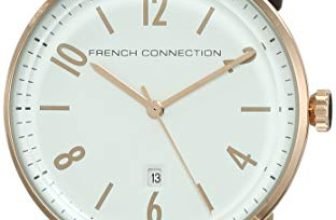 French Connection Dress Analog White Dial Men’s Watch-FC155BR