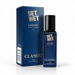 Set Wet Luxury Perfume Classic | Perfume for Man | 18ml | Woody, Amber Premium Fragrance Scent, Long Lasting Perfume