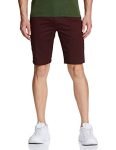 The Indian Garage Co Men’s Chino Regular Cotton Casual Shorts (0320-SHORTS04-06_Burgundy 30), m