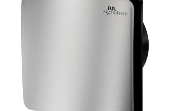 RR Signature Vento Fresh Luxura 150 mm Exhaust Fan For Kitchen, Bathroom | Silent, Compact Design, Easy Install | Thermal Fuse | High Speed 100% Powerful Copper Motor | 2 Year Warranty [Steel Finish]
