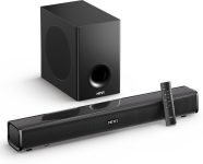 Mivi Fort H160 Soundbar, 160 Watts, 2.1 Channel, Multi-Input and EQ Modes, BT v5.1 160 W Bluetooth Soundbar(Black, 5.1 Channel)