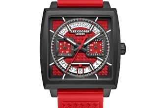 Lee Cooper Multifunction Red Square Dial Men’s Watch – LC08065.688