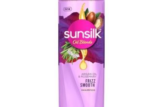 Sunsilk Argan Oil & Rosemary Frizz Smooth Oil Blends Shampoo | for Frizzy Hair | with No Added Parabens | 370 ML
