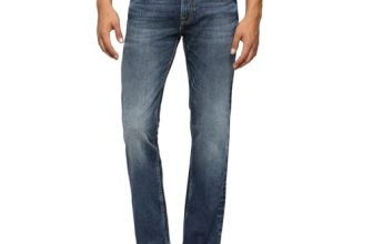 Pepe Jeans Men’s Slim Jeans (PM207555Q033_Dark Used_Mid Indigo Blue