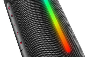 boAt Stone Arc Pro, Spatial Audio, 58mm Drivers, 12H Battery, RGB LEDs & App Support 25 W Bluetooth Speaker(Raging Black, Mono Channel)