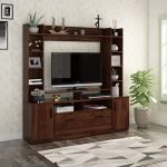 HomeTown Antwerp Full Height Tv Unit in Sheesham Colour