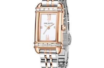 Daniel Hechter Paris Square Dial Watch for Women with Roman Indices and Stainless Steel Strap