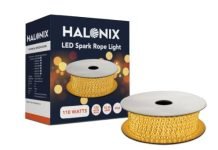 Halonix 10 Meter Waterproof Rope Light | High 120 Led/Meter | Rope Light for Home Decoration | Festive Light | Strip Light | Diwali Light | Plug-n-Play | Pack of 1 (Yellow)