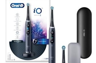 Oral-B iO9 Ultimate Electric Toothbrush for Adults | 7 Smart Modes | Pressure Sensor | Interactive Display & AI | 3-Hour Quick Charge | IPX7 & 2-Year Warranty (Black)