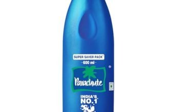 Parachute Coconut Oil Bottle, 600 ml