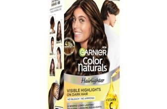 Garnier Color Naturals Hairlighter | No Bleach No Ammonia | Natural Looking Highlights on Dark Indian Hair | Lasts Upto 8 weeks | 48g + 72ml + 5ml