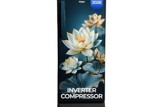 Haier 190 L 5 Star Direct Cool Inverter Single Door Refrigerator with Fast Ice Making, Easy Clean Back, Large Vegetable Box (HED-205TGCBA-N, Green Camellia, Base Stand Drawer, 2026 Model)