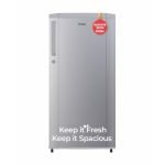 Haier 165 L 1 Star Direct Cool Single Door Refrigerator with Diamond Edge Freezing Technology, Easy Clean Back, Large Vegetable Box (HED-171MSA-P, Moon Silver, 2026 Model)