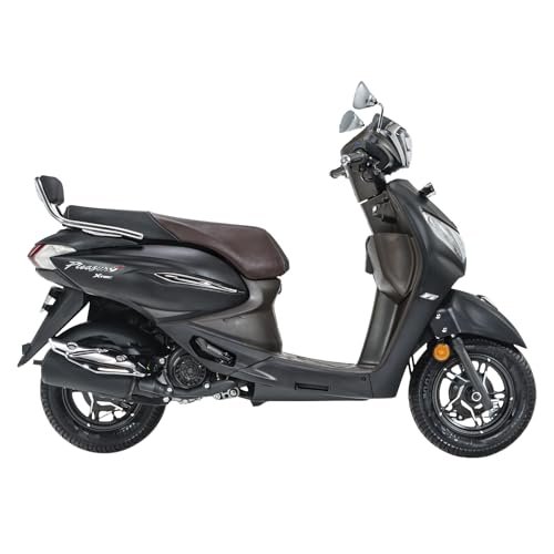 Hero MotoCorp Pleasure+ 110 VX Drum Brake OBD2B MAT BLACK Booking for Ex-Showroom Price