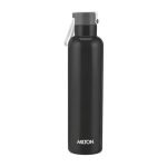 Milton Felice 1000 Thermosteel Water Bottle 880 ml, 24 Hr Hot and Cold I Leak Proof Lid, ISI Certified I Vacuum Insulated I for Office, Gym, School I Black