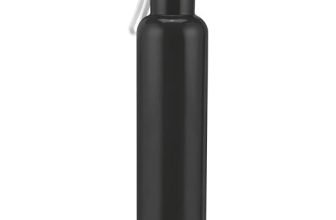 Milton Felice 1000 Thermosteel Water Bottle 880 ml, 24 Hr Hot and Cold I Leak Proof Lid, ISI Certified I Vacuum Insulated I for Office, Gym, School I Black