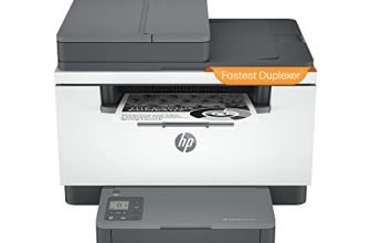 HP LaserJet MFP M233sdw Printer: Print, Copy, Scan Multiple Page with ADF, Fastest Two-Sided Printing, Lightning Print Speed of 30ppm(Letter/29ppm(A4), Ethernet, Self Reset Dual Band WiFi, Gray White